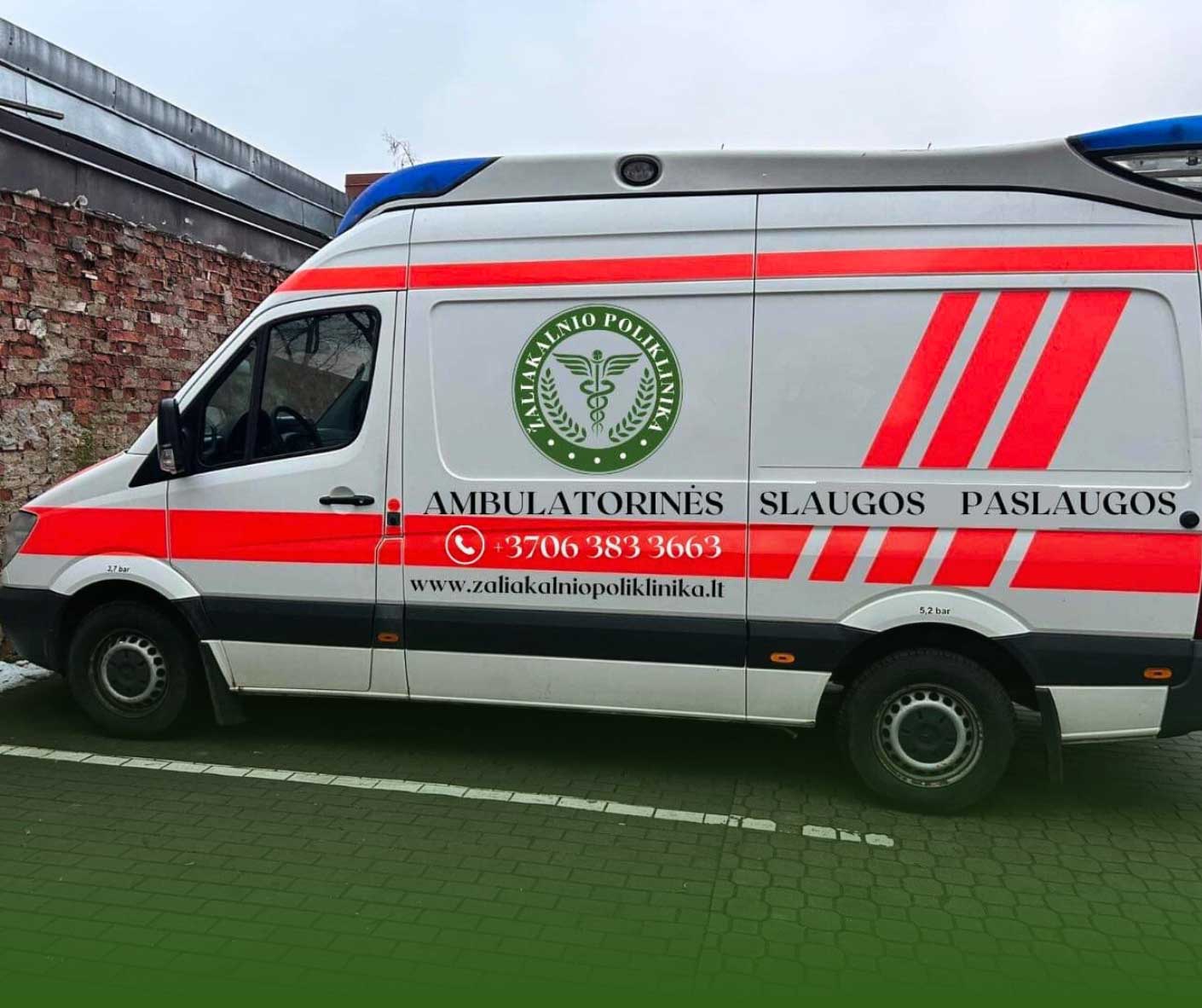 Paslaugos Klinika Armedika